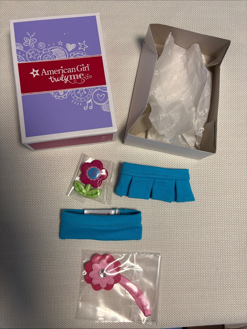American Girl Truly Me Preppy Pet Set